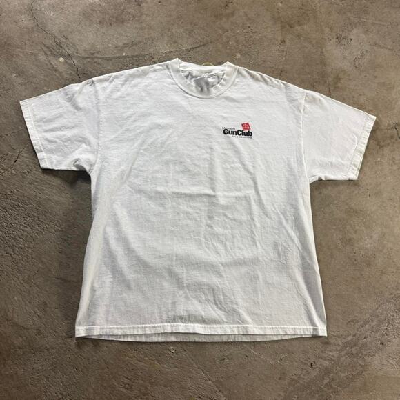 Vintage VTG Y2K Microsoft Gun Club Graphic T-Shirt - Picture 4 of 8